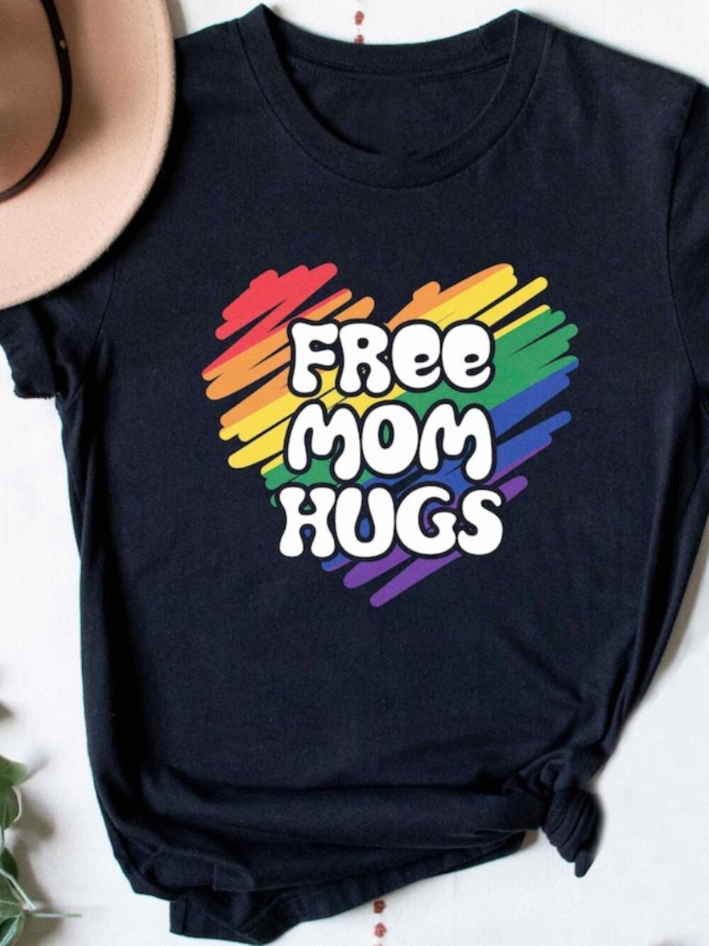 Free Mom Hugs Tshirt For Pride Month Shirt